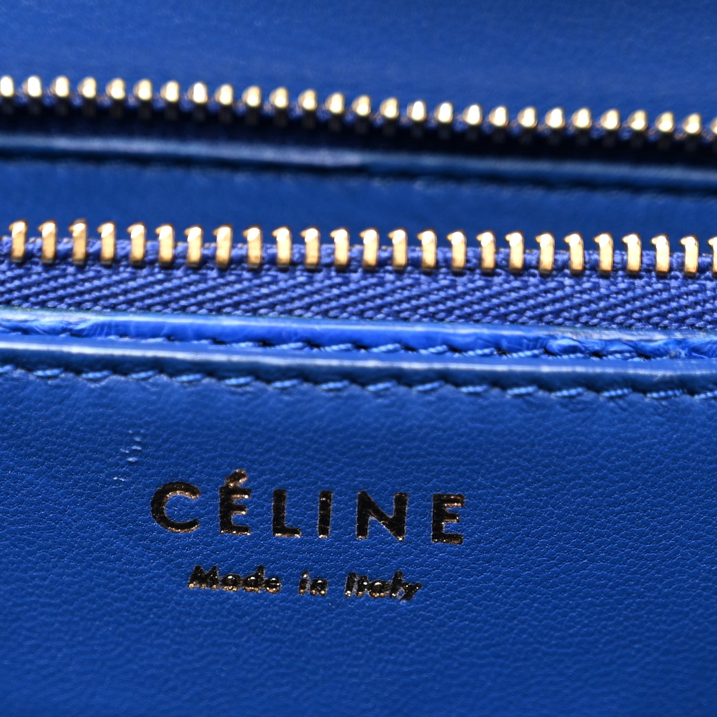 Snakeskin Medium Classic Box Flap Blue