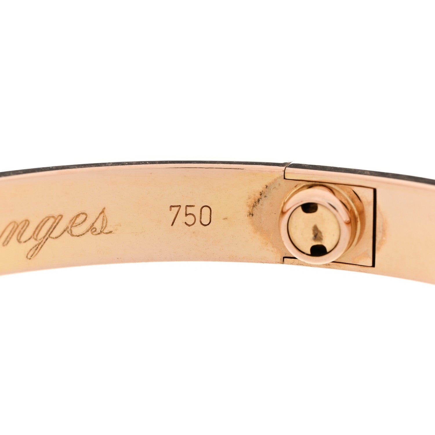 Cartier 18K Pink Gold LOVE Bracelet 18 5 of 10