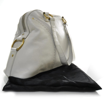 Saint Laurent Leather Large Muse Ivory 2 of 12