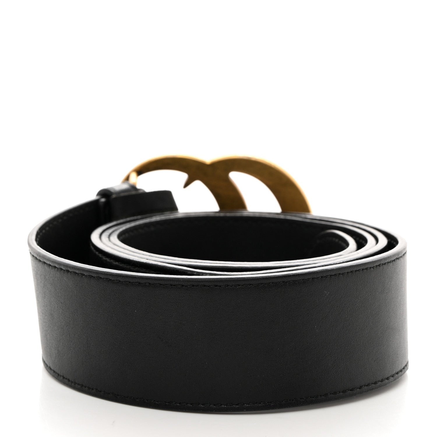 Gucci Calfskin Double G 40mm Belt 95 38 Black 2 of 5