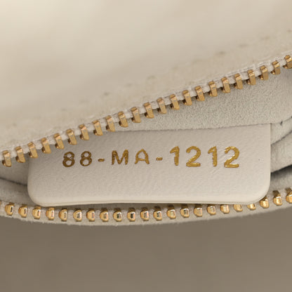 Christian Dior Lambskin Cannage Small My ABCDior Lady Dior White 7 of 14