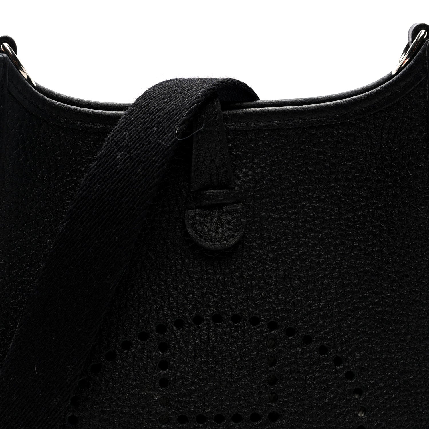 Hermes Taurillon Clemence Evelyne TPM Black 8 of 11