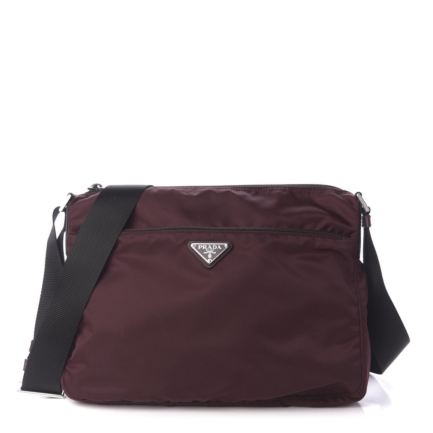 Nylon Vela Flat Messenger Bag Ametista