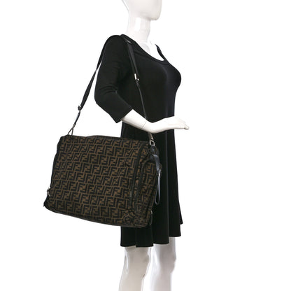 Fendi Econyl Nylon FF Changing Bag Tobacco Black 2 of 17