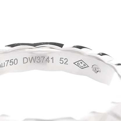 Chanel 18K White Gold Mini Coco Crush Ring 52 6 5 of 6