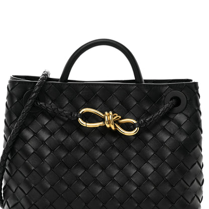 Bottega Veneta Nappa Intrecciato Small Andiamo Shoulder Bag Black 5 of 11