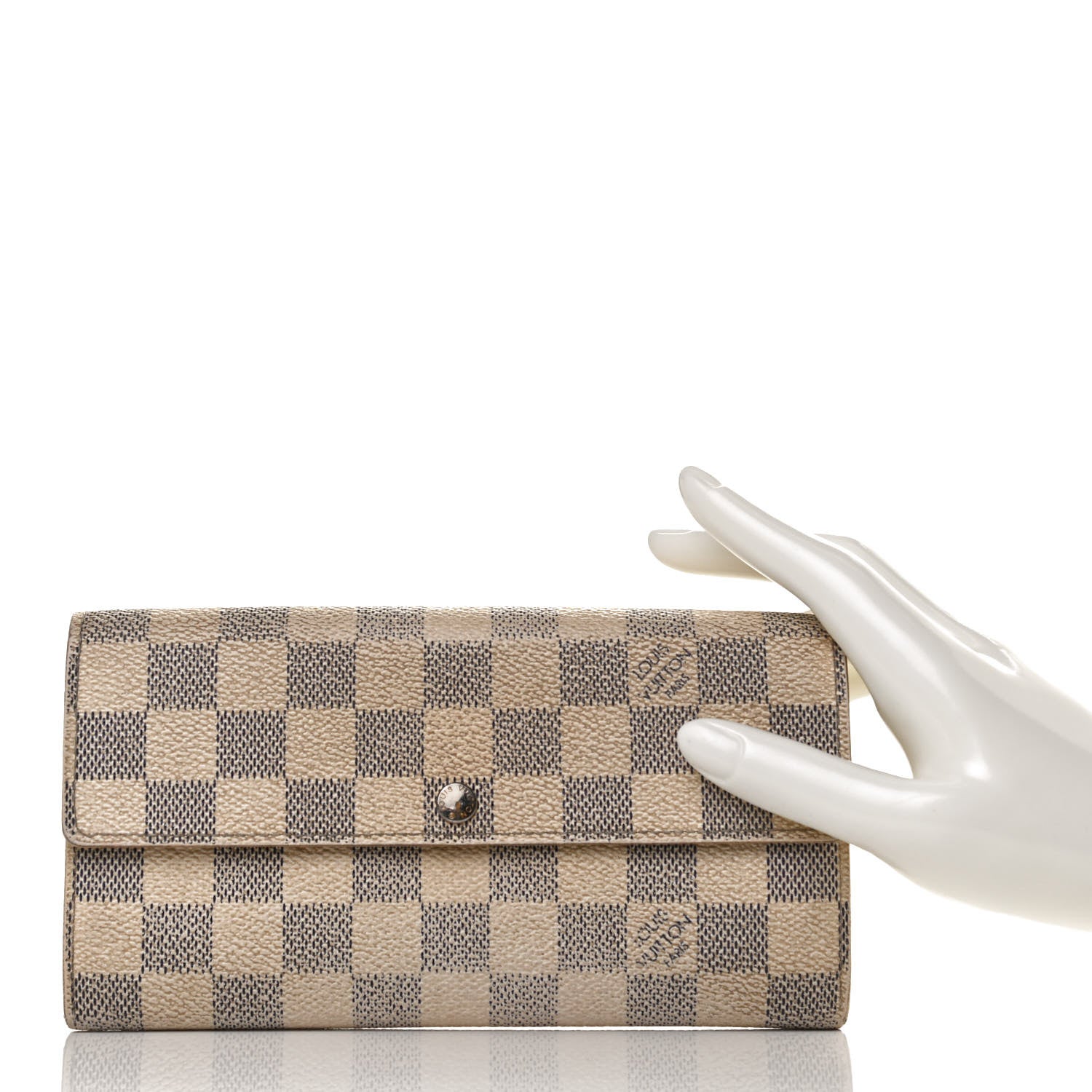 Louis Vuitton Damier Azur Sarah Wallet 2 of 11