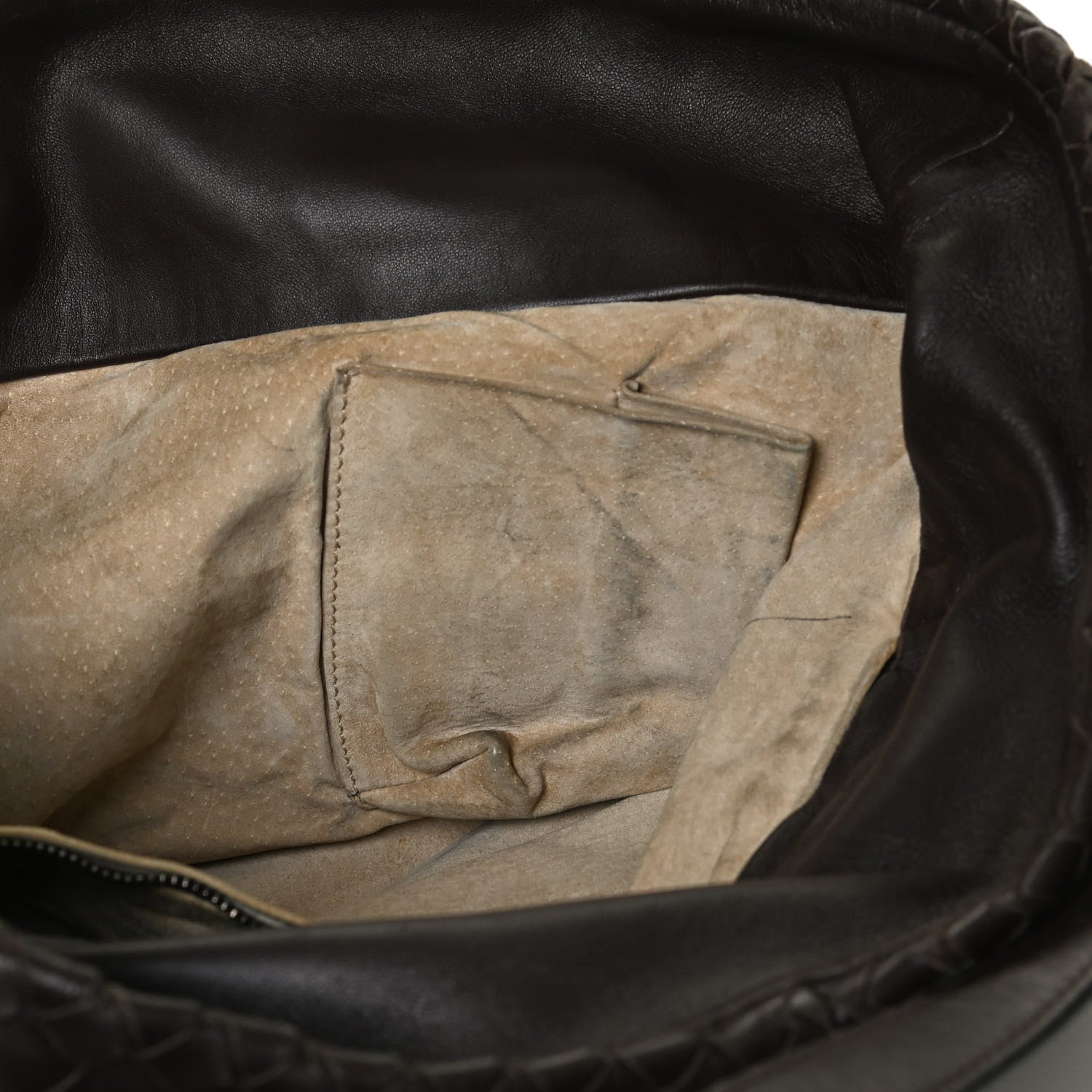 Bottega Veneta Nappa Intrecciato Pleated Tote Ebano 13 of 14