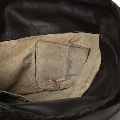 Bottega Veneta Nappa Intrecciato Pleated Tote Ebano 13 of 14