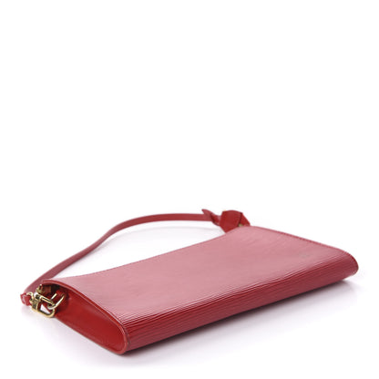 Louis Vuitton Epi Pochette Accessories 24 Castillan Red 4 of 15