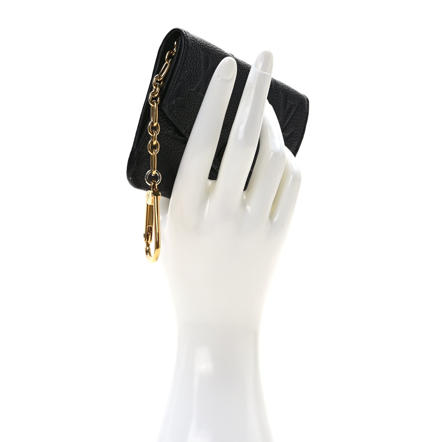 Louis Vuitton Empreinte Key Pouch Black 2 of 7