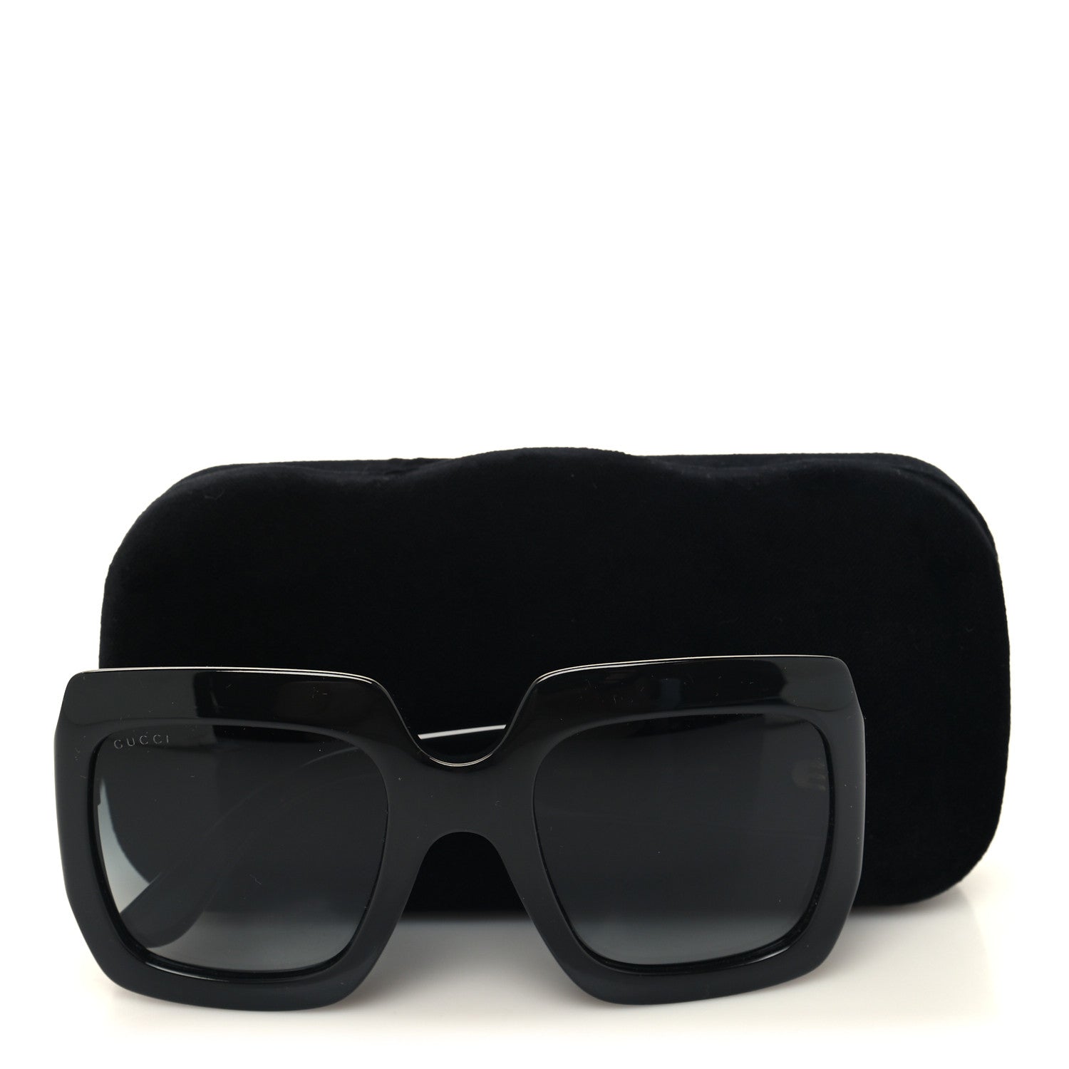 Gucci Acetate Square Frame Sunglasses GG0053S Black 8 of 8