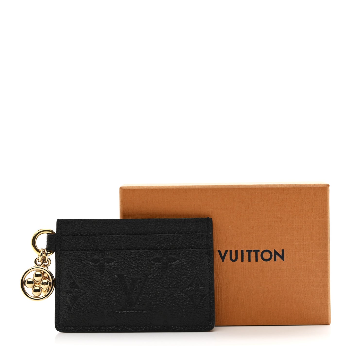 Empreinte Monogram LV Charms Card Holder Black