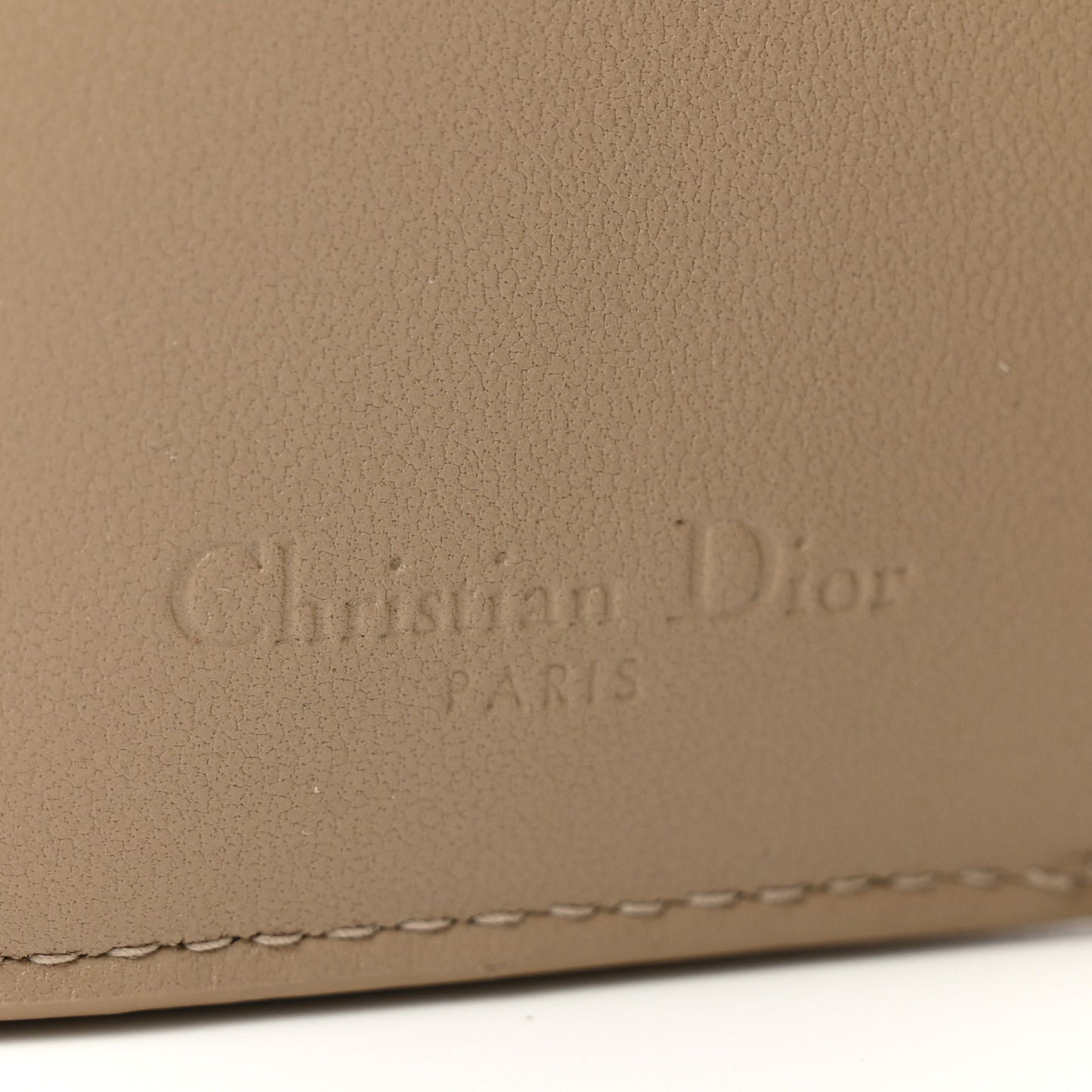 Lambskin Cannage Lady Dior Lotus Wallet Warm Taupe