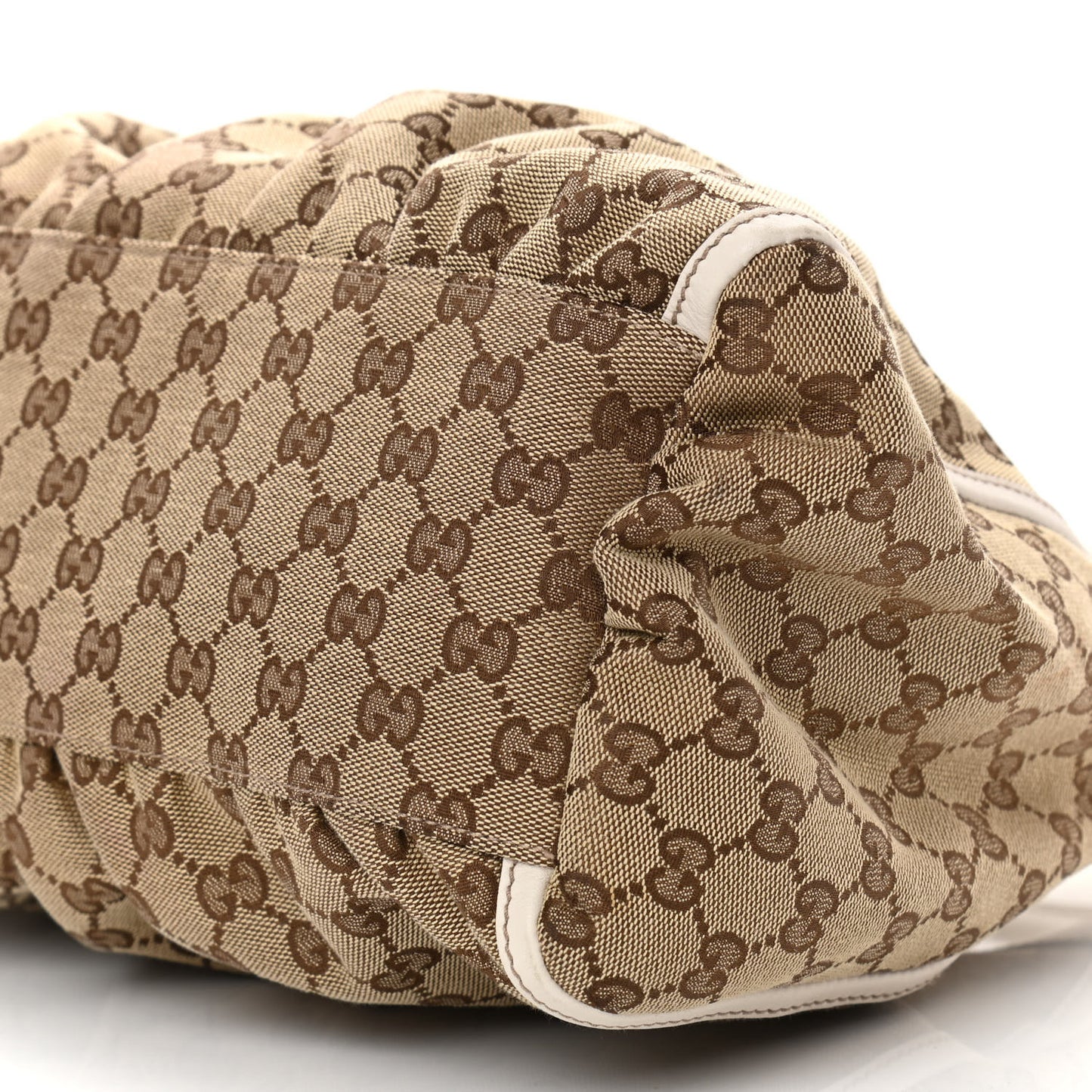 Monogram Large D Gold Hobo Off White