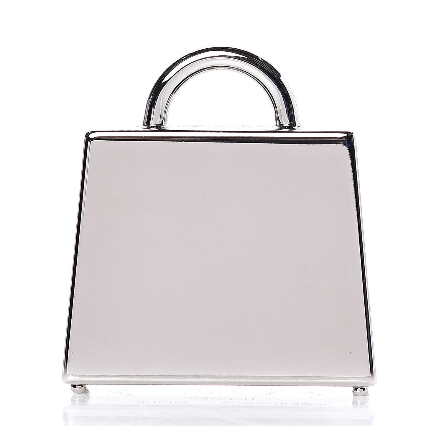 Lacquered Palladium Kelly Curiosite Charm Black