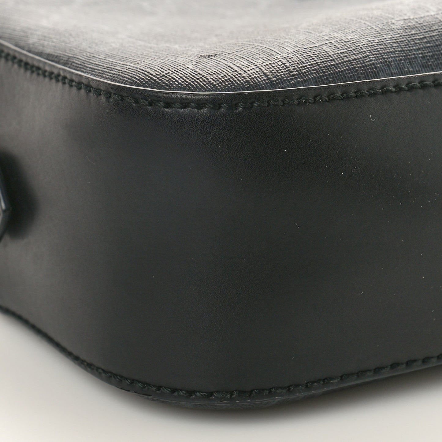 GG Supreme Monogram Web Shoulder Bag Black Grey