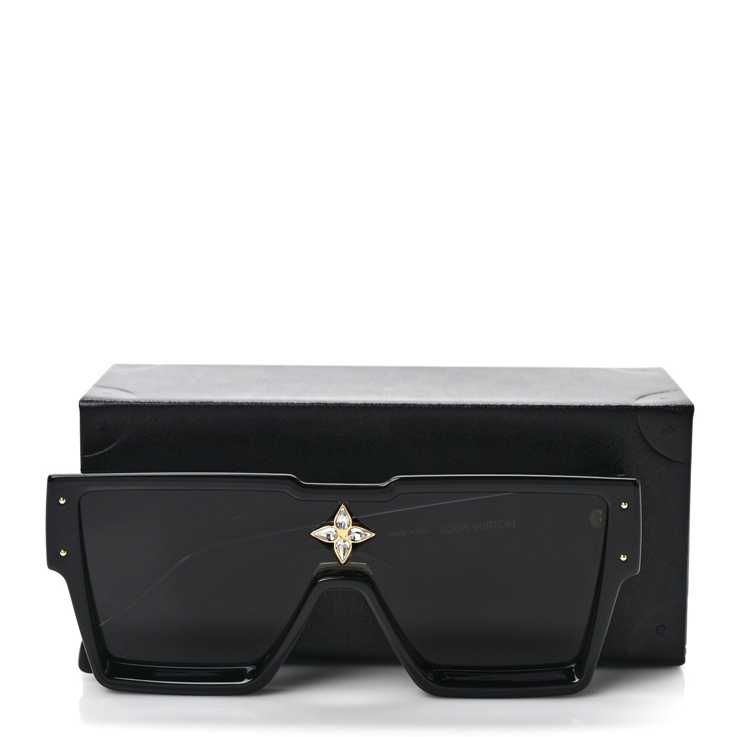 Louis Vuitton Acetate Cyclone Sunglasses Z1578E Black 9 of 9