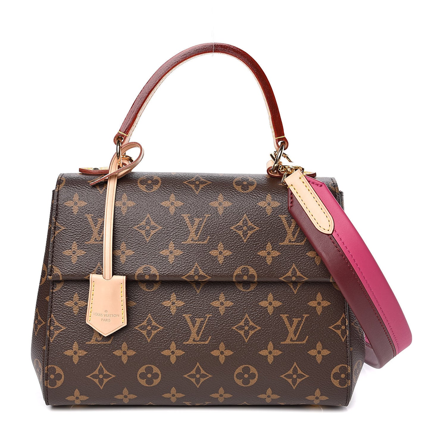 Monogram Cluny BB Bordeaux Fuchsia