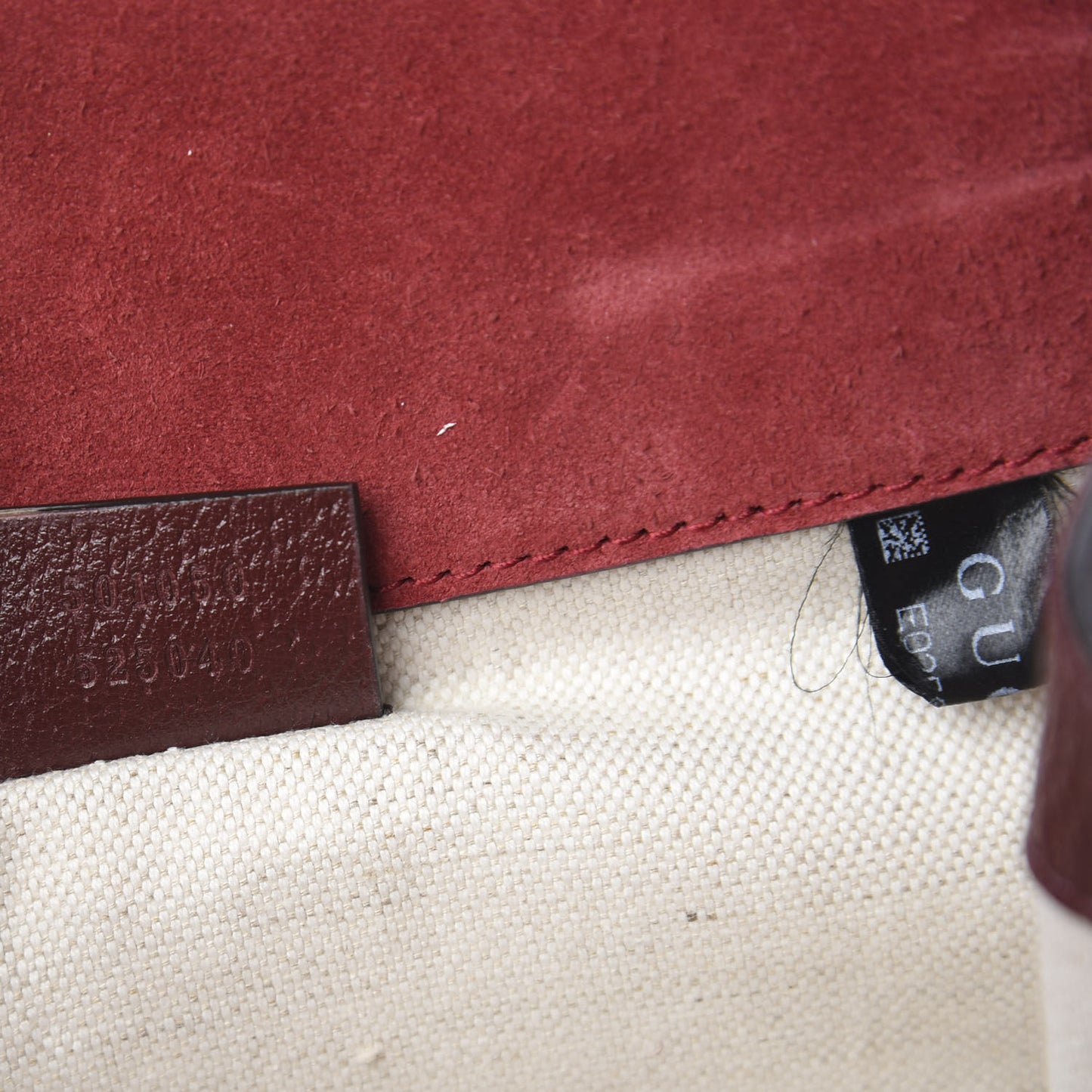 Suede Web Small Neo Vintage Double Flap Messenger Bag Romantic Cherry Chardonnay