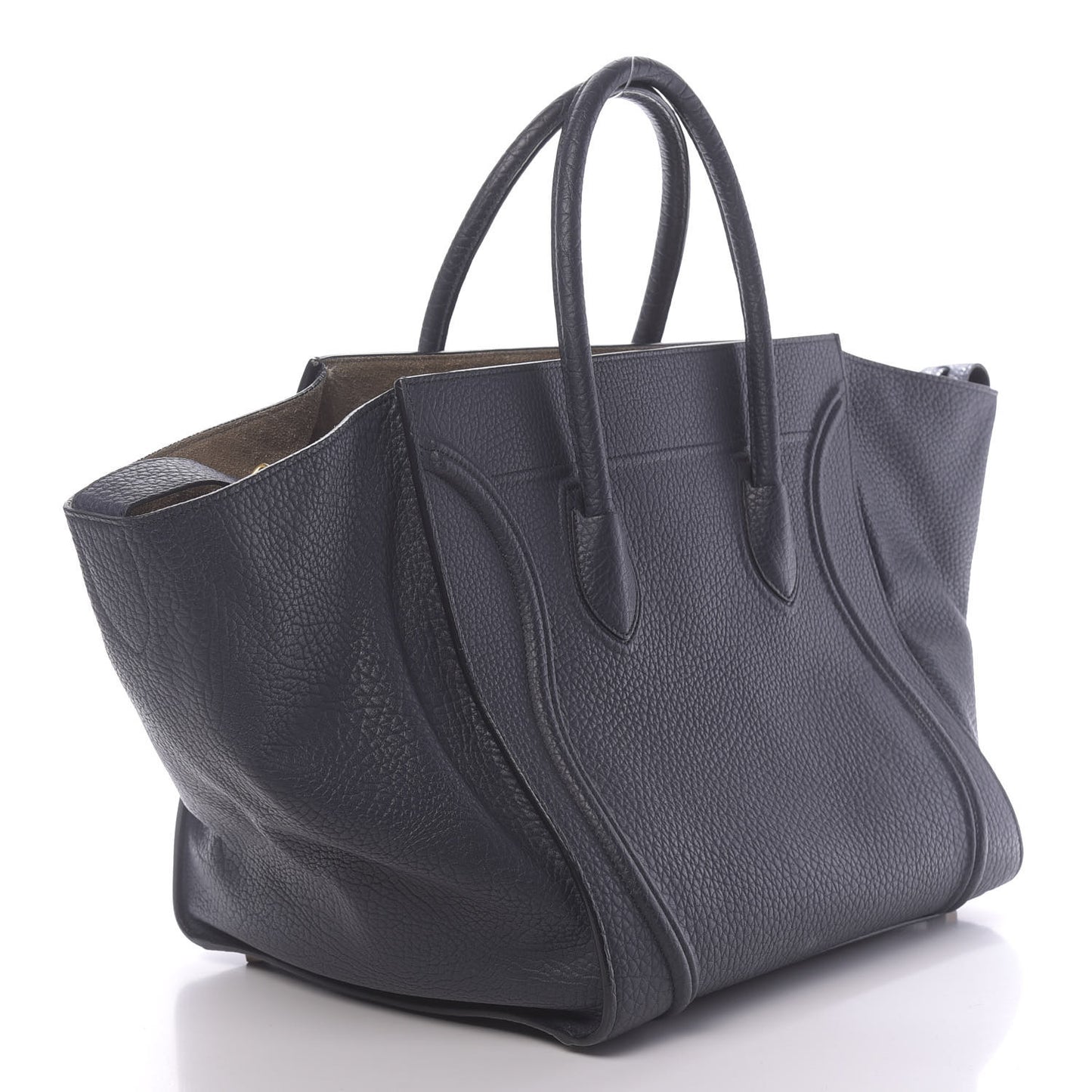 Bullhide Calfskin Medium Phantom Luggage Navy Blue