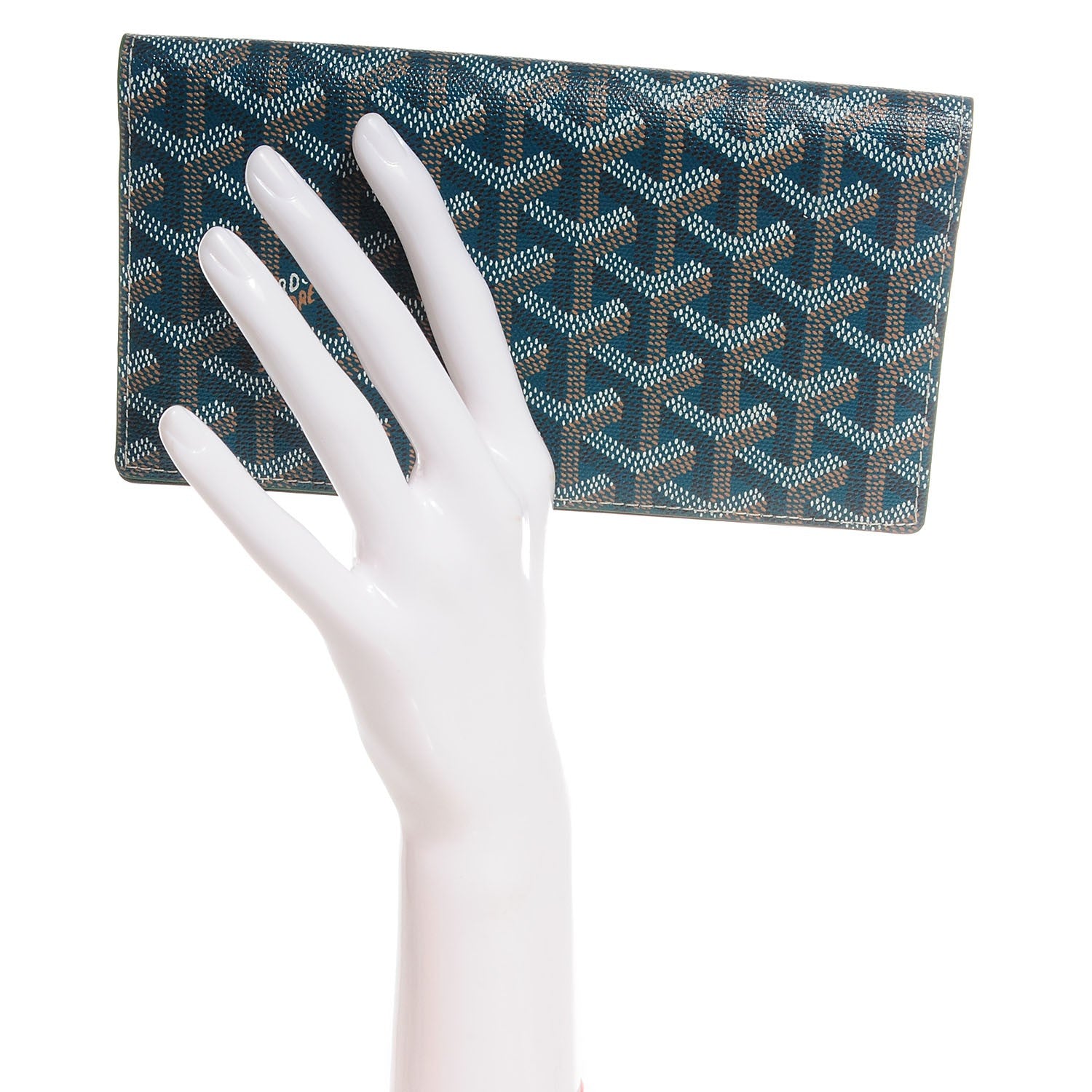 Goyard Goyardine Long Bi-Fold Wallet Green 2 of 9