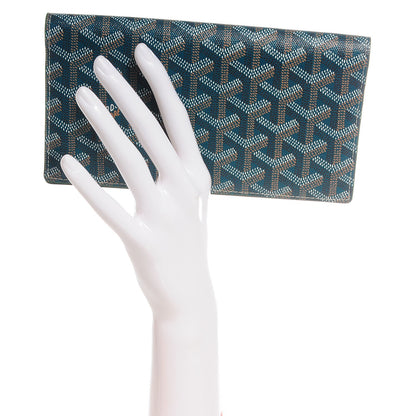 Goyard Goyardine Long Bi-Fold Wallet Green 2 of 9