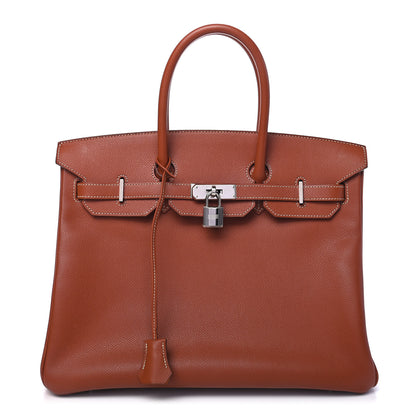 Hermes Epsom Candy Birkin 35 Brique Orange 1 of 11