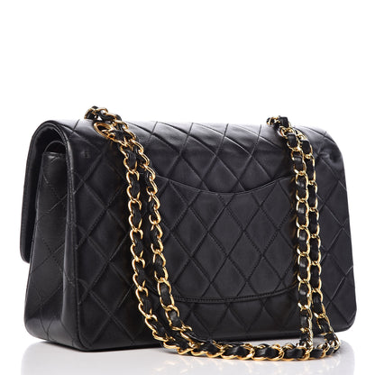 Chanel Lambskin Quilted Medium Double Flap Black 3 of 11