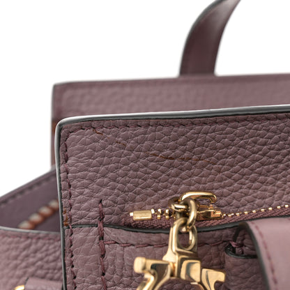 Salvatore Ferragamo Grained Calfskin Double Handle Small Amy Tote Cinder Rose 16 of 16
