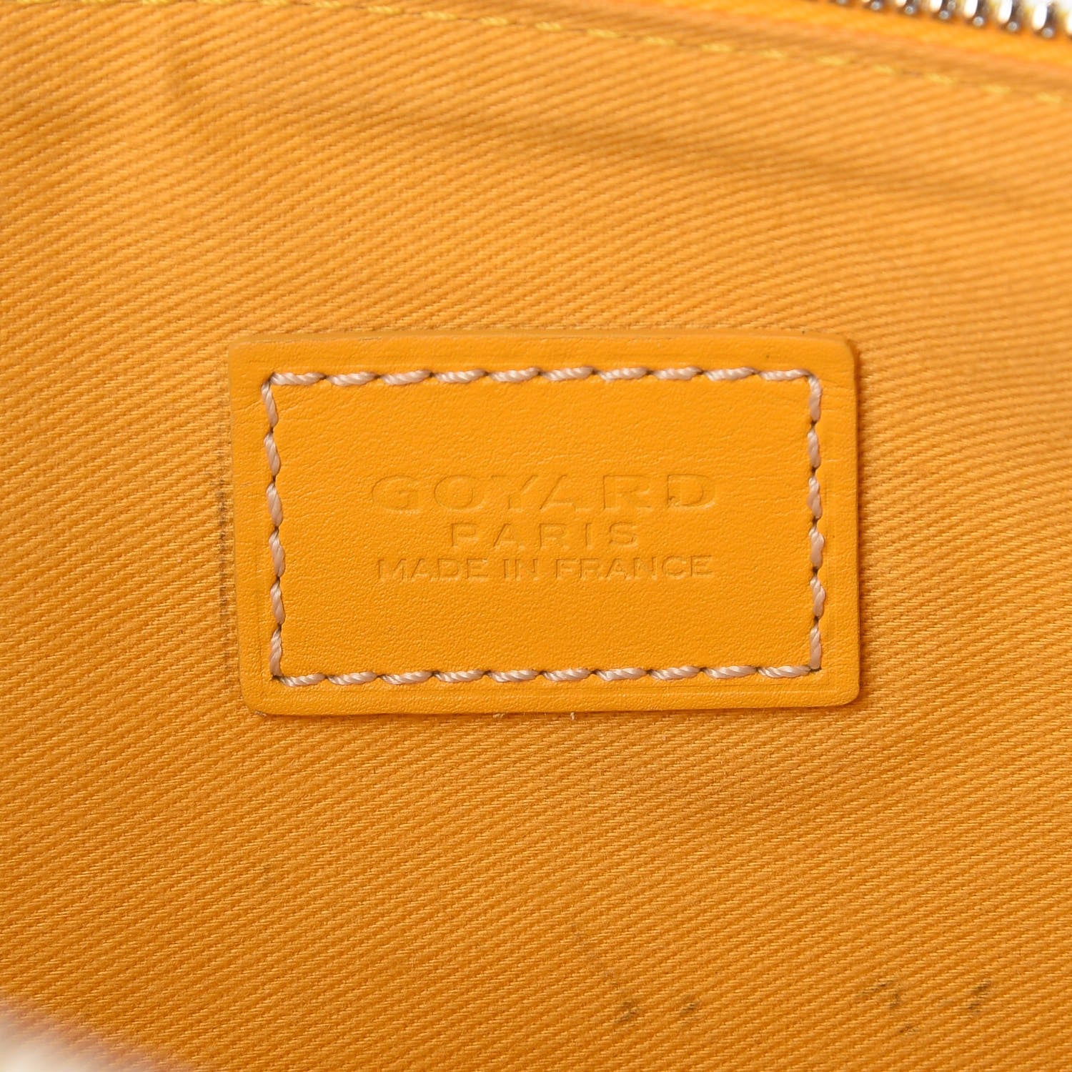 Goyard Goyardine Senat Pochette GM Yellow 6 of 15