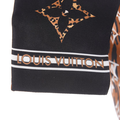 Louis Vuitton Silk Monogram Giant Jungle Bandeau Black 5 of 5