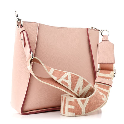 Stella McCartney Grainy Alter Mat Perforated Logo Mini Crossbody Rose Pink 3 of 12
