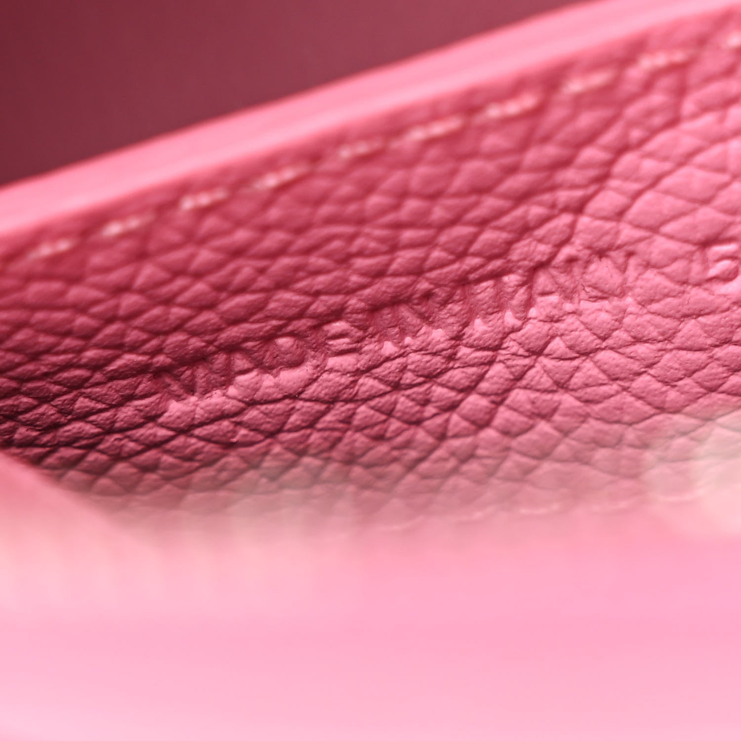 Balenciaga Signature Grained Calfskin Logo XXS Ville Top Handle Bag Rose Bubblegum Black 7 of 13