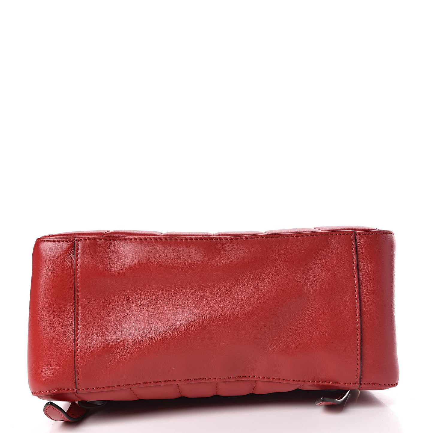 Calfskin Bamboo Trapuntata Queen Margaret Backpack Hibiscus Red