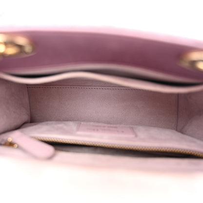 Christian Dior Satin Swarovski Crystal Cannage Small My ABC Lady Dior Pink 5 of 11