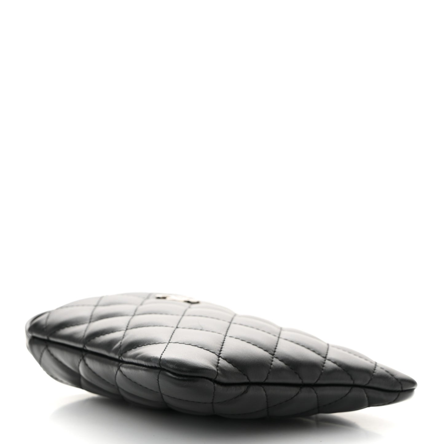 Lambskin Quilted Crossbody Bag Black