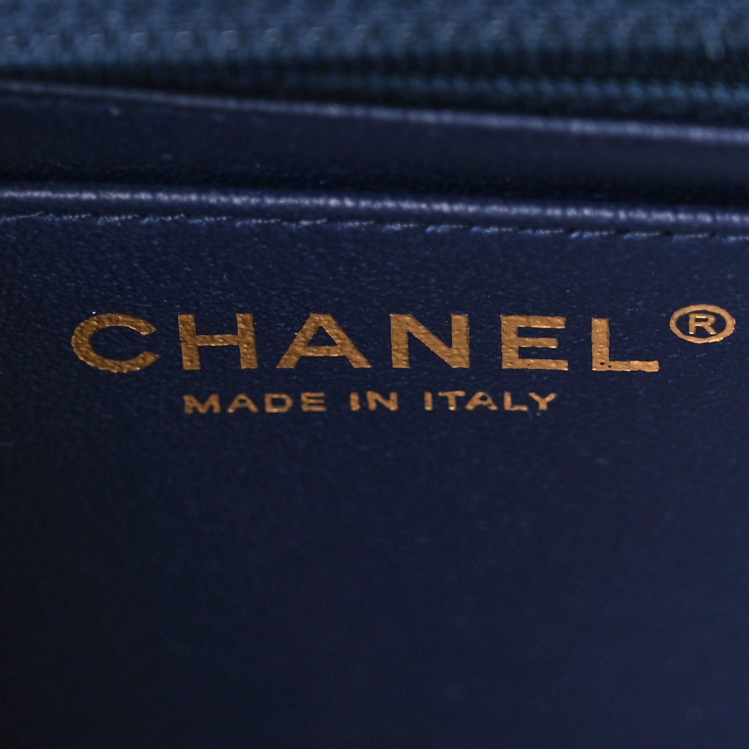 Chanel Caviar Quilted Mini Square Flap Navy 6 of 10