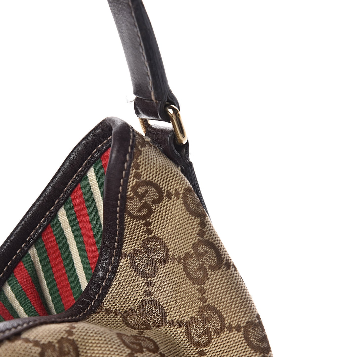 Monogram Medium New Britt Hobo Dark Brown