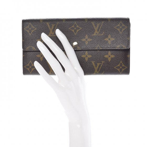 Louis Vuitton Monogram Sarah Wallet 2 of 9