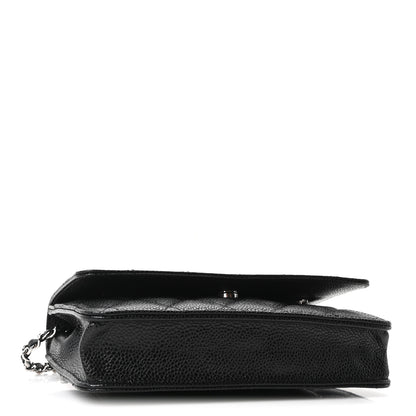 Chanel Caviar Quilted Wallet on Chain WOC Black 4 of 11