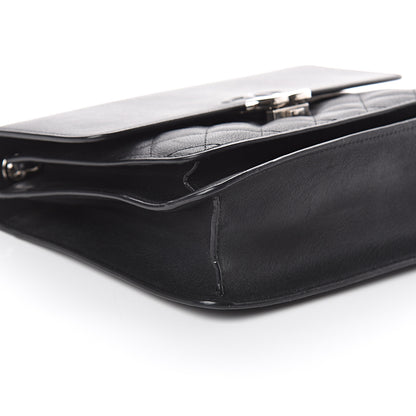 Chanel Calfskin Quilted CC Box Flap Black 8 of 9