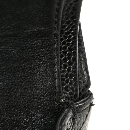 Chanel Caviar Quilted Medium Double Flap Black 12 of 13
