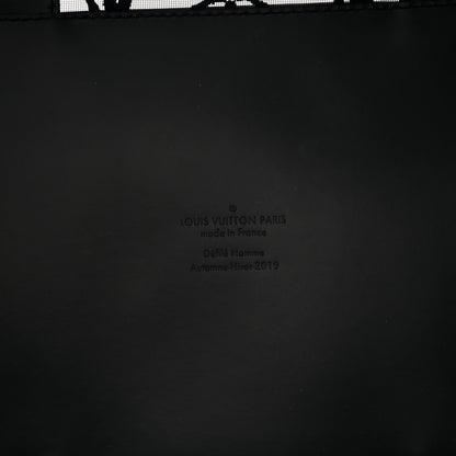 Louis Vuitton Monogram See Through Keepall Bandouliere 50 Black 6 of 9