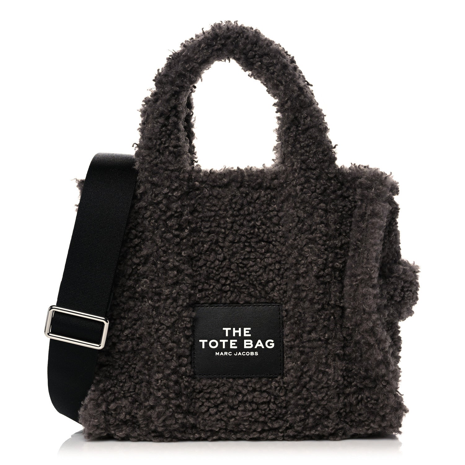 Marc Jacobs Polyester Cotton The Teddy Traveler Tote Bag Grey 1 of 10