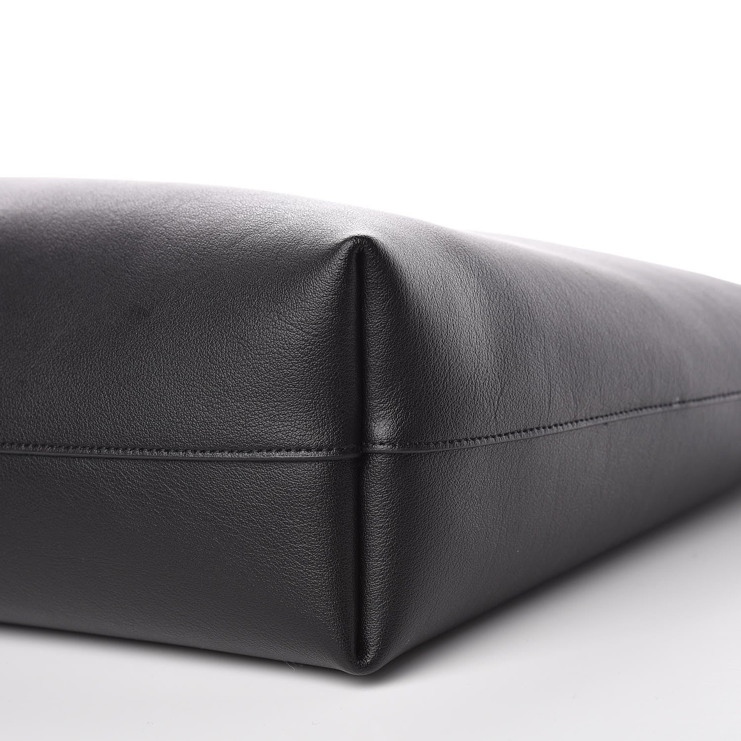 Saint Laurent Calfskin Large Shopping Tote Black 10 of 11