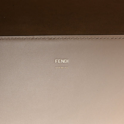 Fendi Vitello King Plexiglass Elaphe Python Print Logo Medium Fendi Sunshine Shopper Tote Nuvola Daisy Roccia 6 of 10