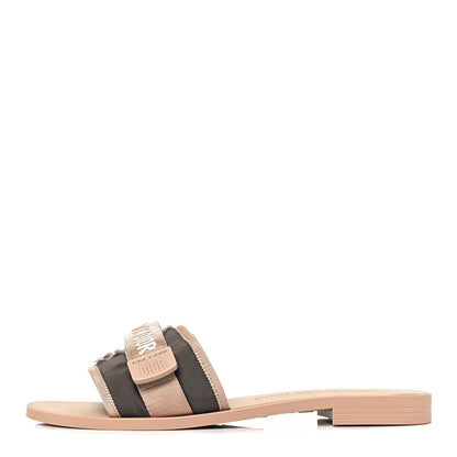 Christian Dior Canvas Nylon Camouflage Dior(e)volution Mule Slide Sandals 41 Nude 1 of 9