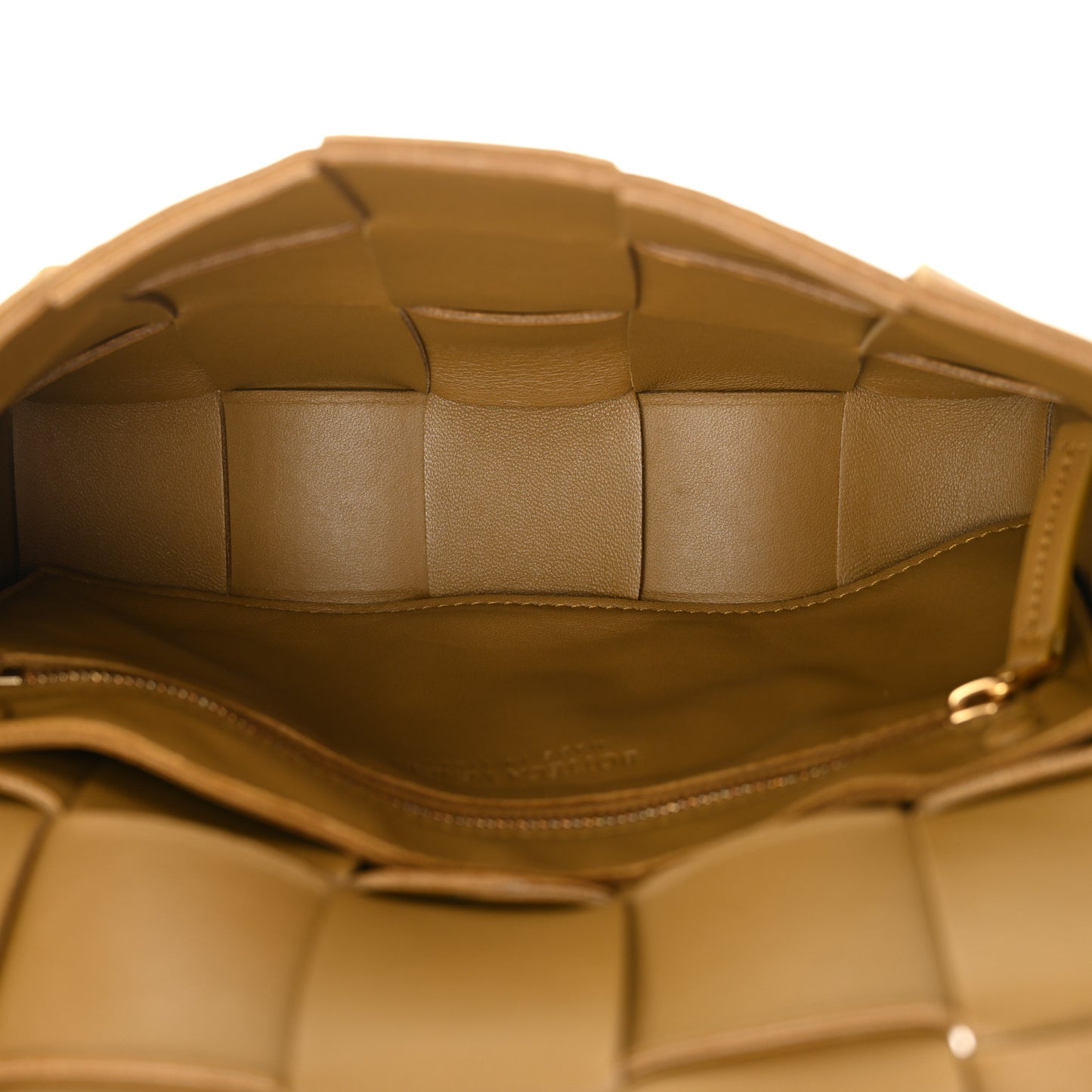 Lambskin Maxi Intrecciato Cassette Crossbody Bag Acorn