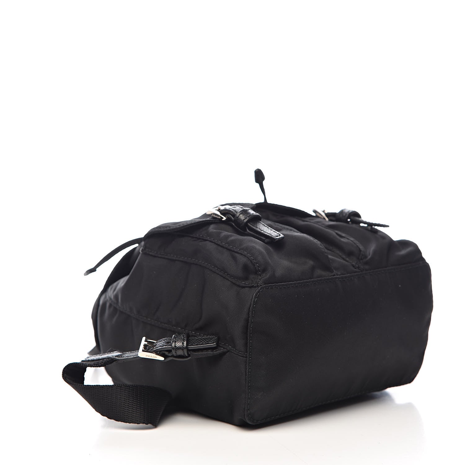 Prada Nylon Vela Mini Crossbody Backpack Black 4 of 10